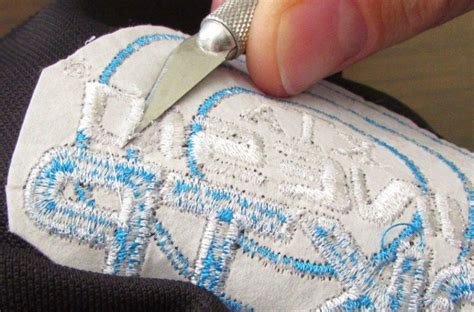 how to take off embroidery on fabric