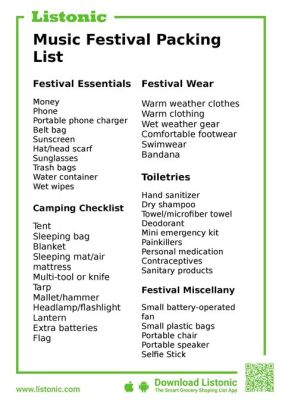 what to bring to a music festival: what to pack for the perfect music festival experience?